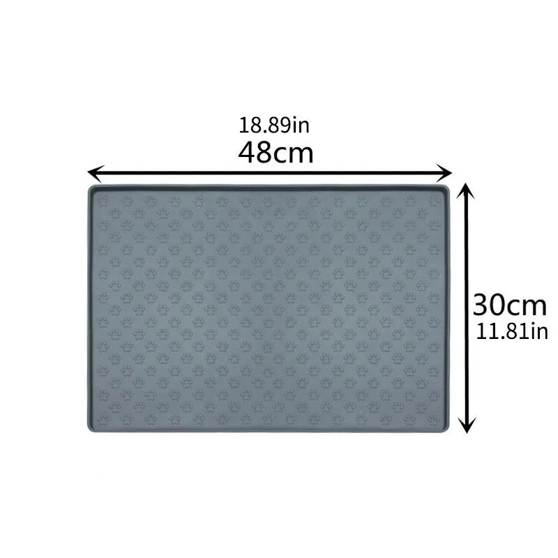 Anti-Spill Silicone Pet Feeding Mat