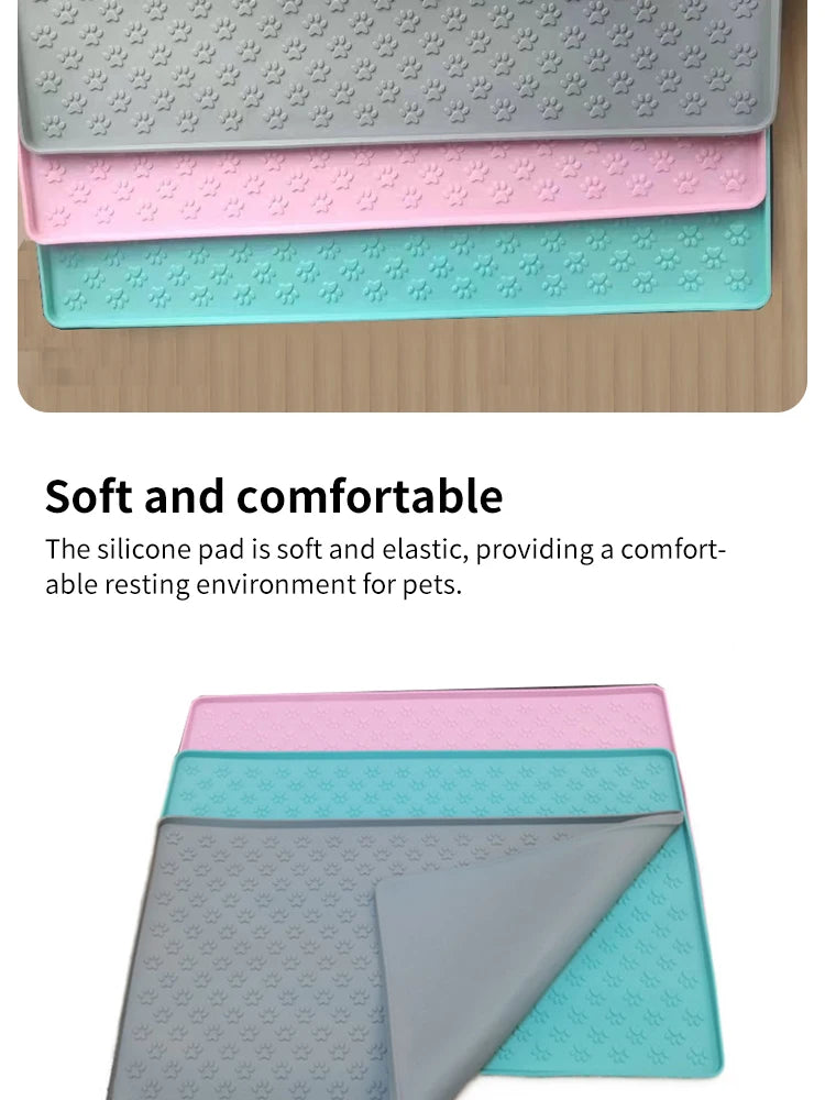 Anti-Spill Silicone Pet Feeding Mat