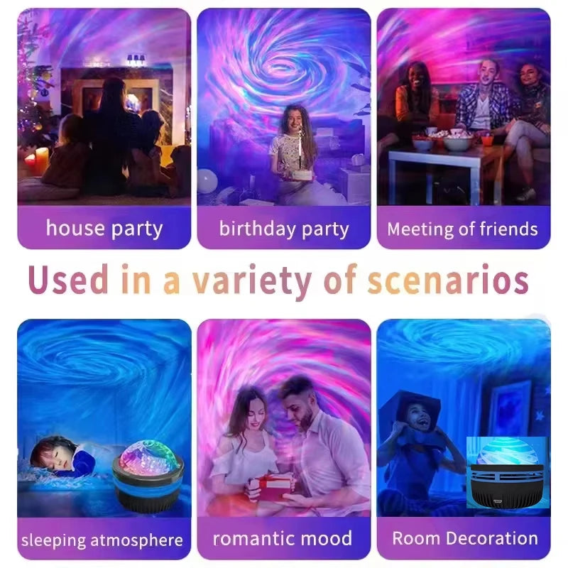 Glow Galaxy Sky Projector Light