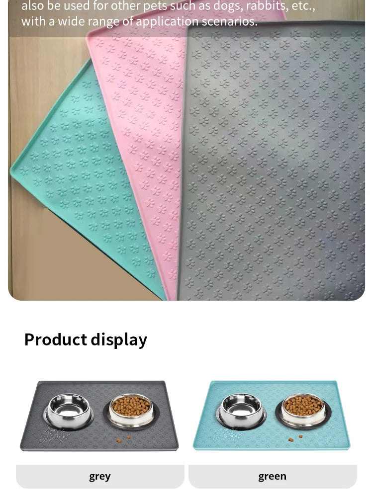 Anti-Spill Silicone Pet Feeding Mat