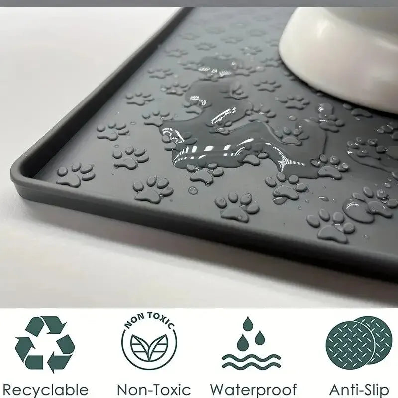 Anti-Spill Silicone Pet Feeding Mat