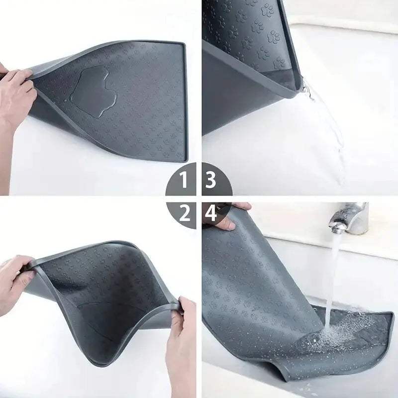 Anti-Spill Silicone Pet Feeding Mat
