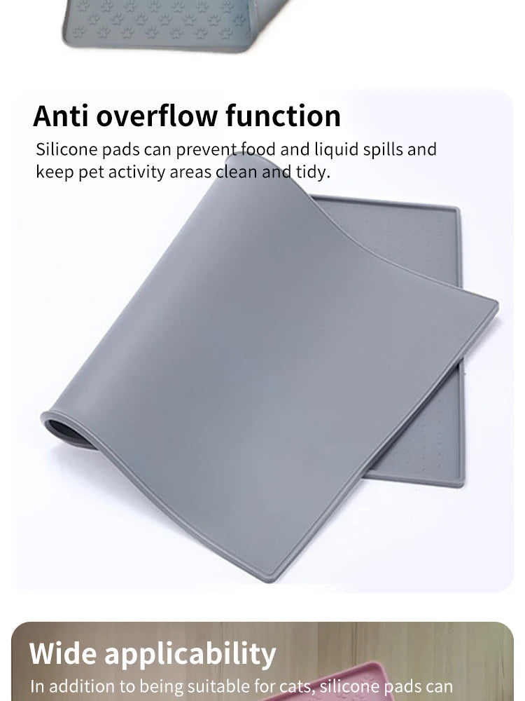Anti-Spill Silicone Pet Feeding Mat