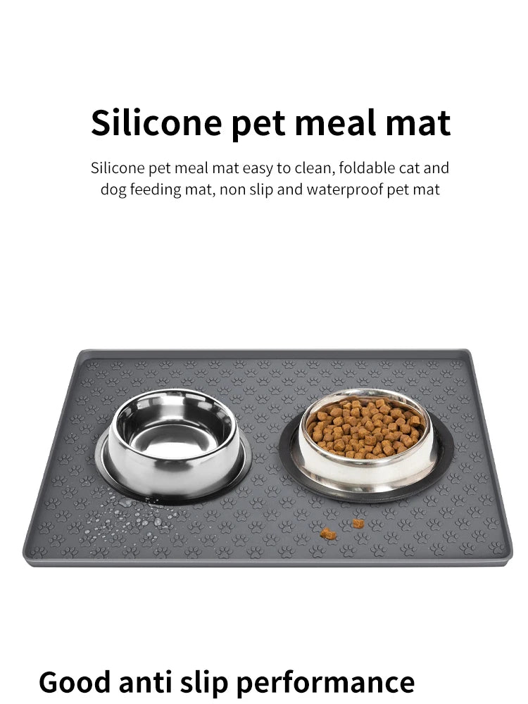 Anti-Spill Silicone Pet Feeding Mat