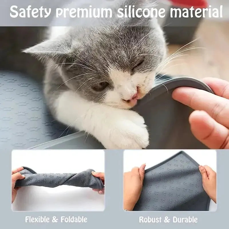 Anti-Spill Silicone Pet Feeding Mat